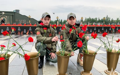 Курсанты и сотрудники центра «Авангард» зажгли «Свечу памяти» в рамках всероссийской акции