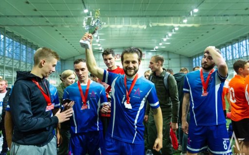 Сборная «Авангарда» заняла третье место в турнире по мини-футболу «Кубок Романа Павлюченко»