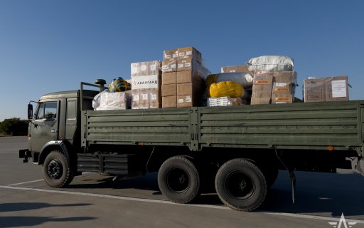 «Авангард» доставил более 7 тонн гуманитарной помощи сирийским семьям, пострадавшим от землетрясения