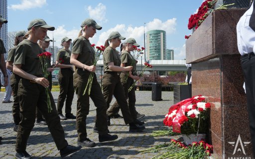 «Авангард» принял участие в акции в честь 83-й годовщины формирования Московского народного ополчения